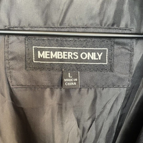 Members Only Women’s Heavy Snorkel Oversized Jacket Black Size Large MM070411 - Picture 7 of 13